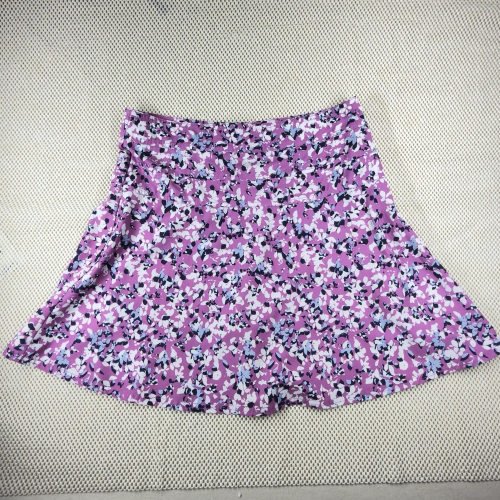Izod Women's Pink Floral Golf‎ Skort Size 10 - Side Zip